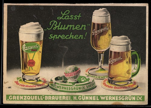 Postcard wernesgrün v - postcard,