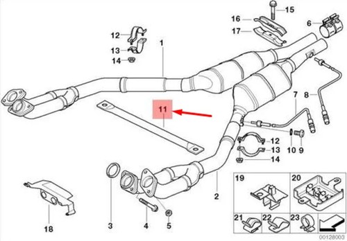 Bmw e38 auspuffanlage - 7,