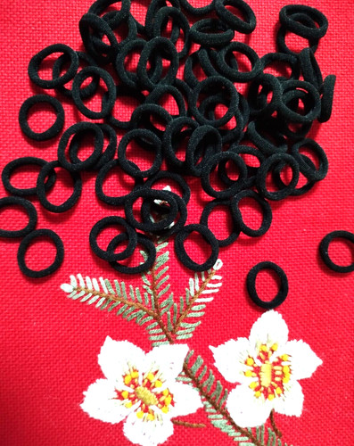 Haargummi 100 damen schwarz - haargummi, 100/50