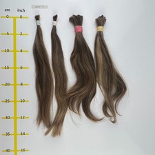 Europäisches Echthaar Rohhaare mittelblond mind.100Gr30-35cm -30072552