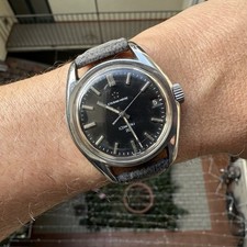 Herrenuhr Eterna Matic KonTiki Vintage Stahl 37mm Automatik Goldmarke