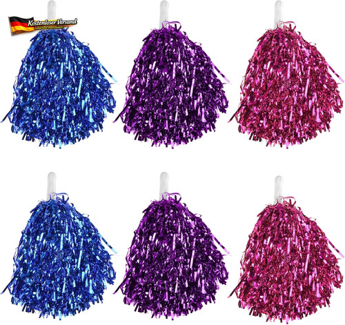 Cheerleading pompoms set - set, 6