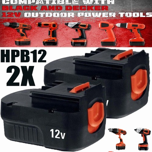 2pack hpb12 6ah - 2pack, black