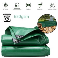 Abdeckplane mit Ösen 650 g/m² Wasserdicht PVC Schutzplane Gewebeplane Plane