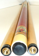 F1 Racer Ferrari Billard Queue 2 Oberteile extrem selten Cue Kö sehr gepflegt,