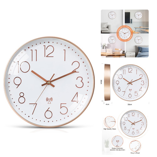 Ziprote wanduhr funk cm - funk,