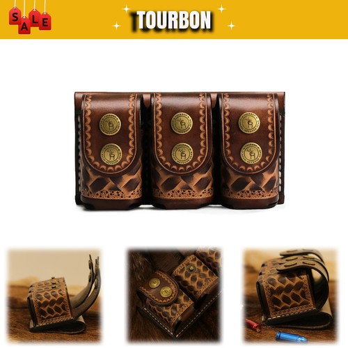 Tourbon leder revolver - tourbon,