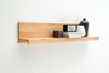 WANDREGAL KERNBUCHE MASSIV GEÖLT  HOLZREGAL WANDBOARD  NEU