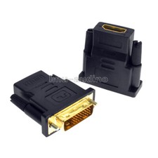 HDMI Male To DVI-D Female 24+1 DVI Cord Cable Converter Adapter
