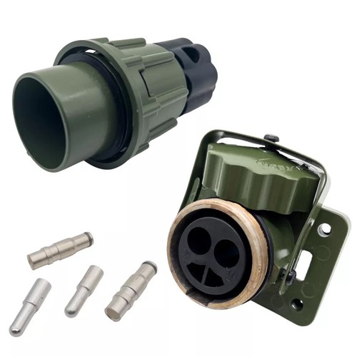 Polige nato steckdose mit - polige,