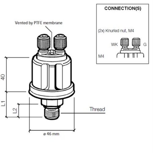 Veratron vdo öldruck sensor - veratron,