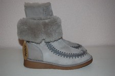 SUNSHINE   Damen  Leder Lammfell Stiefeletten Boots  gr. 38