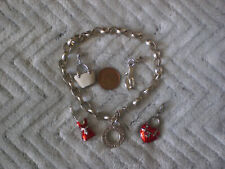 Thomas Sabo 925 Bettel-Armband mit 4 Charm-Anhängern 22 cm