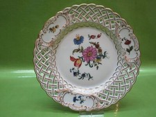 wunderschöner Durchbruchteller mit BLUMEN - Teichert, Sachsen