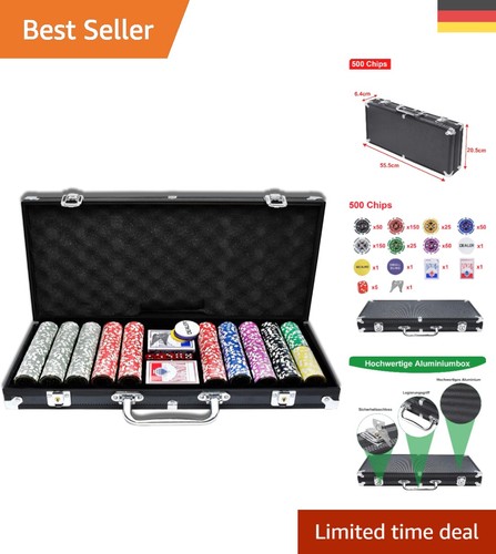 Pokerset pokerkoffer chips - pokerset,