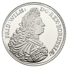 Preussen Silbermedaille 1976 Dukat 1713 HFH PP- Gewicht: 23g/925er