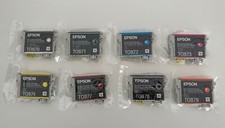 8x Original Epson t0870 t0871 t0873 t0874 t0878 t0872 epson stylus photo r1900
