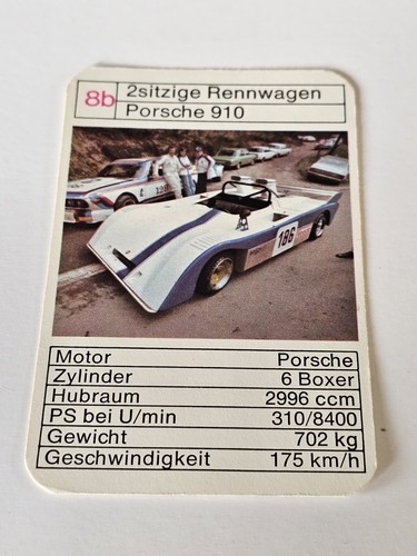 Porsche 910 2sitzige - 910,