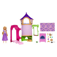 Mattel HMV99 - Disney - Princess - Spielset, Rapunzels Turm + Puppe & Zubehör