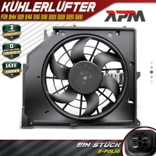 Elektro-Kühler-Lüfter-Rad Mit Lüfter Lüftermotor Lüfterzarge für BMW E46 316-330