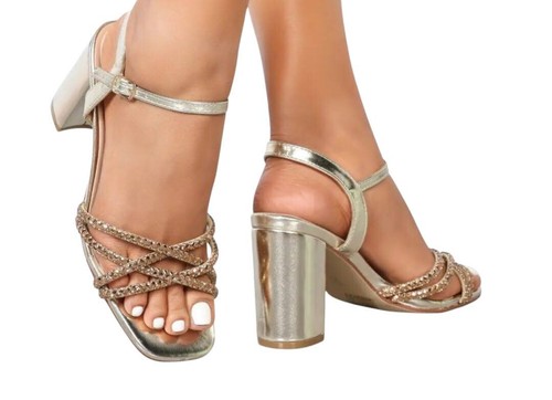Sandalen frauen gold - sandalen, lola5062