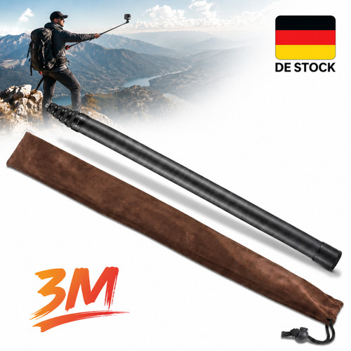 300cm invisible selfie stick - invisible,