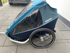 Croozer Kid Plus for 2 Fahrradanhänger mit Federung und Licht 2019 Modell in Top