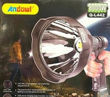 MILITÄRISCHE TAKTISCHE TASCHENLAMPE LED WIEDERAUFLADBAR LEISTUNGSSTARKE PISTOLE 8000 LUMEN T6 CREE