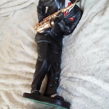 Skulptur Musiker mit Saxophon