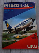 FLUGZEUGE AUS ALLER WELT AMERICANA SAMMELBILD ALBUM TEILKOMPLETT