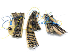 3 elektrische Weichen Märklin M-Gleis  Modelleisenbahn /W39