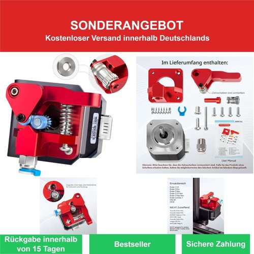 Redrex dual gear extruder für - dual,