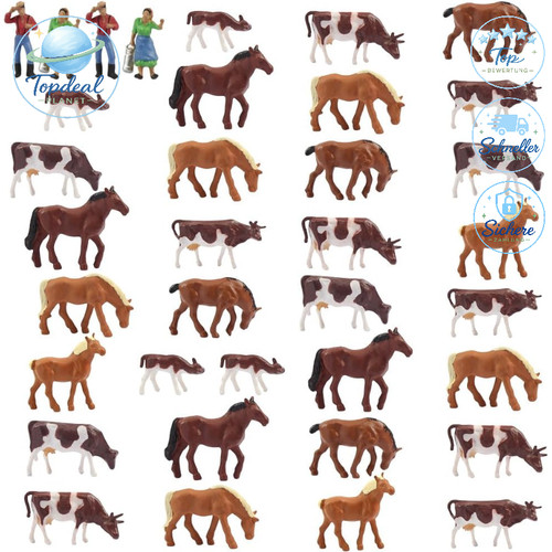 Tierfiguren 36stk rinder - 36stk.,
