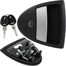 FAP Türschloss Außenschloss Wohnwagen Wohnmobil Caravan TRIANGLE 1 schwarz (S)  