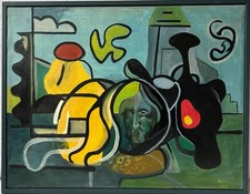 Ölbild Expressionist 1977