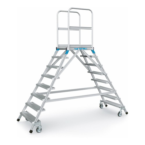Zarges podesttreppe beidseitig - zarges,