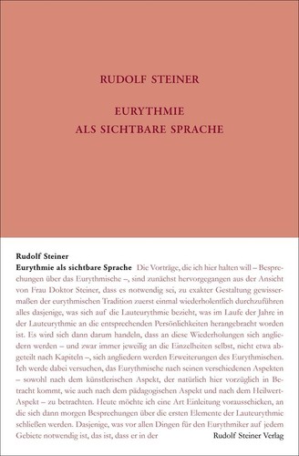 Eurythmie als sichtbare