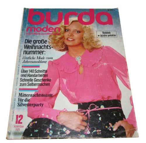 Burda moden 1975 - 12/1975, vintage