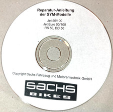 Werkstatthandbuch Reparaturanleitung Sachs Sym Jet 100 50 RS 50 DD 50