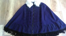 Poncho Walkloden 100%
