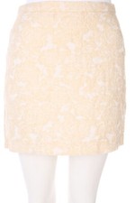 H&M CONSCIOUS EXCLUSIVE Rock Minirock Blumen D 38 créme