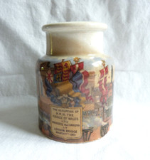 Prattware Glas Topf 'Reception