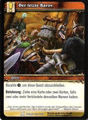 Wow der letzte barov - -,