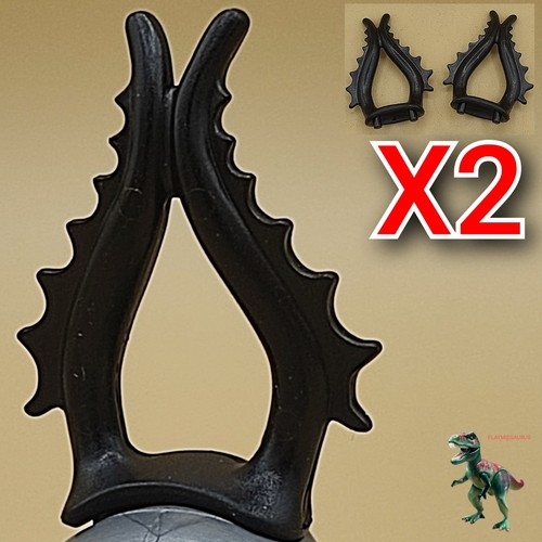 Playmobil schwarze hörner - x2,
