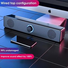 USB Bluetooth Soundbar - Stereo Subwoofer 3D Surround Lautsprecher für PC Musik