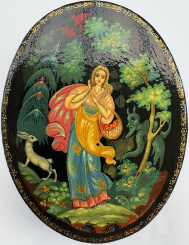 Original russische lackdose - original,