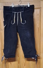 Hirschleder bundhose schwarz - hirschleder-bundhose,,