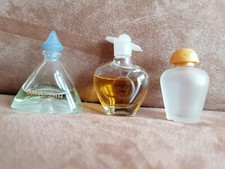 3 miniatur flacon Parfum - Rose Ispahan - coquette Paris - Ming Shu