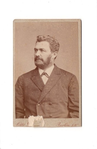 Cdv foto herrenportrait - foto,