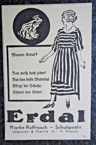 Erdal marke rotfrosch - ,,